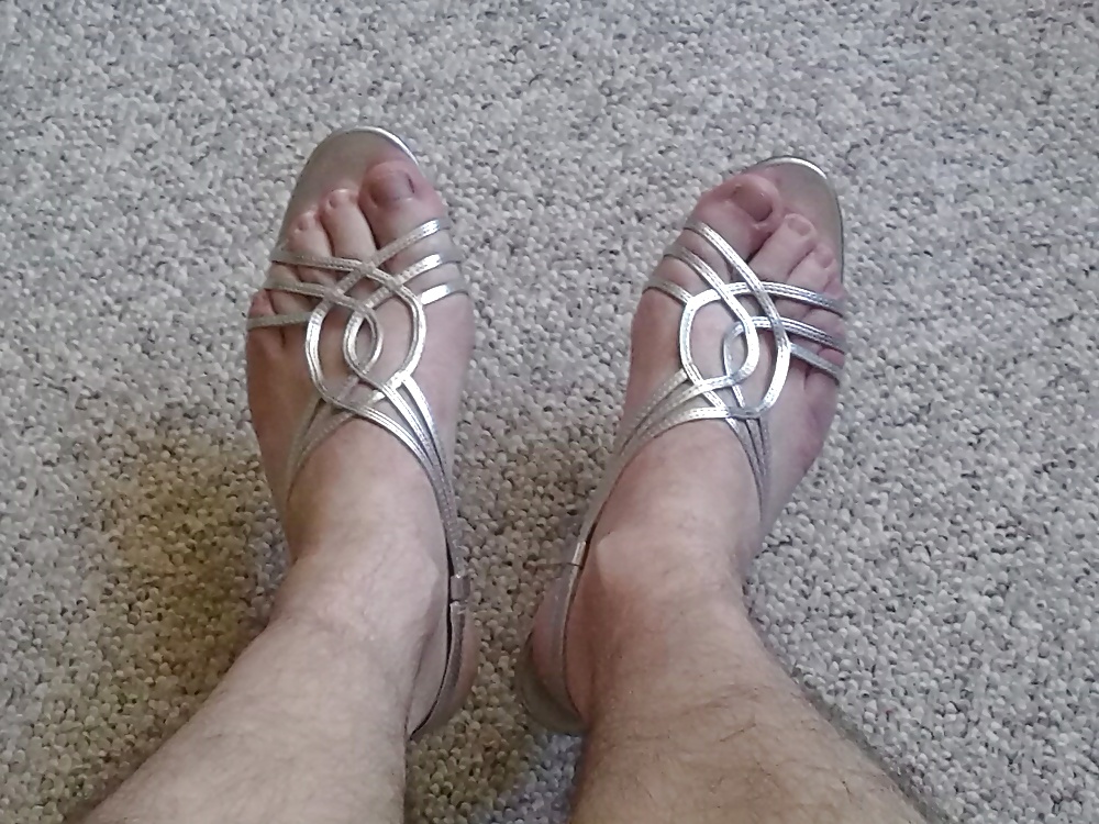 SILVER HIGH HEELS AUGUST 2014 #30054096