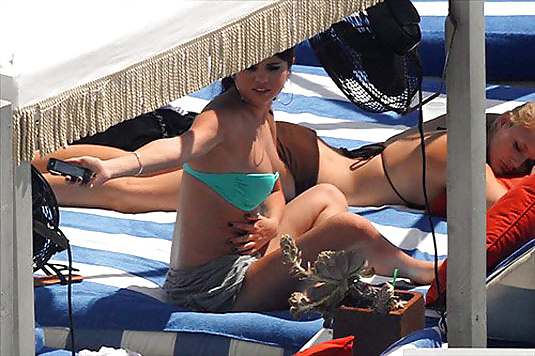 Selena Gomez Blauen Bikini #39736766