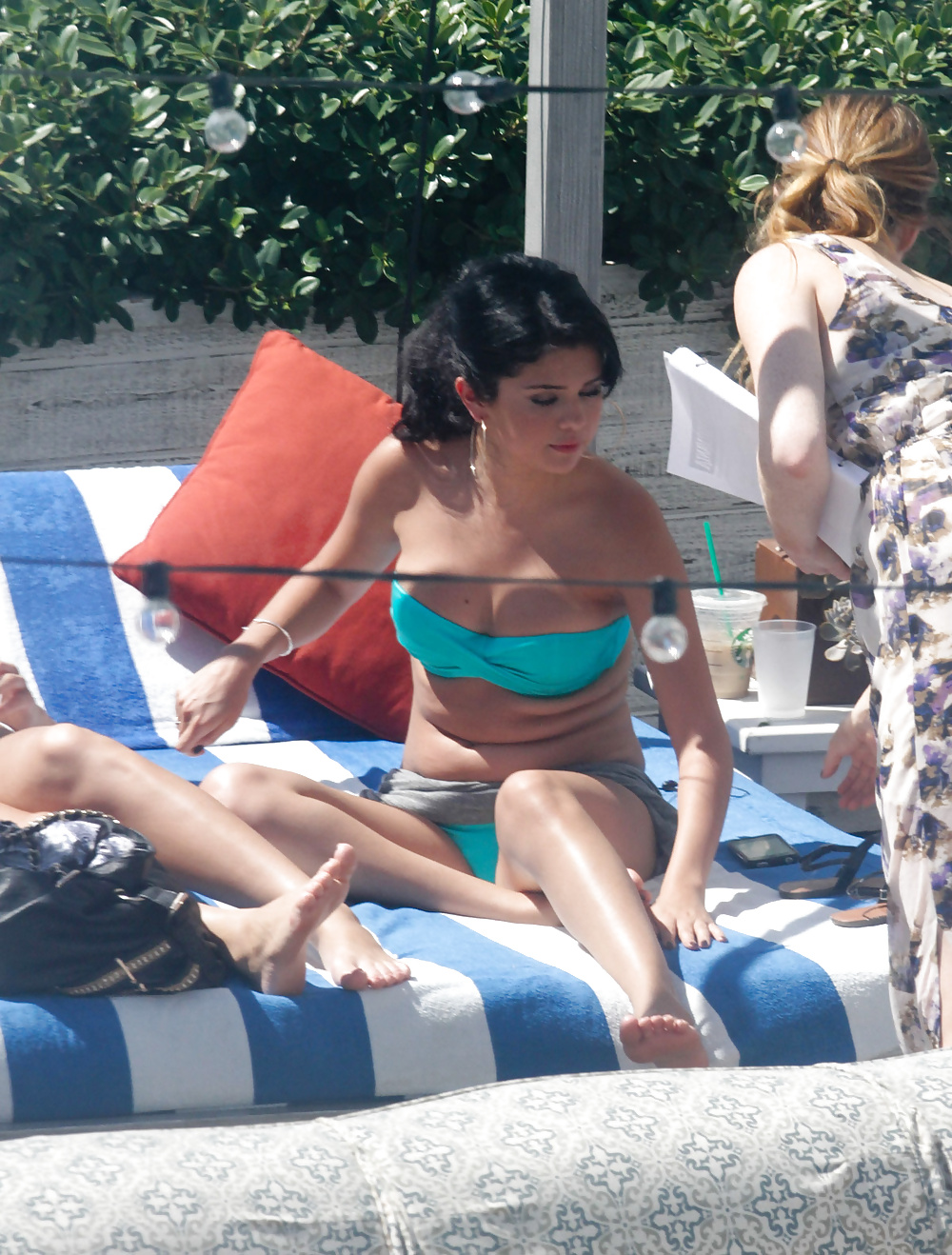 Selena Gomez Blauen Bikini #39736941