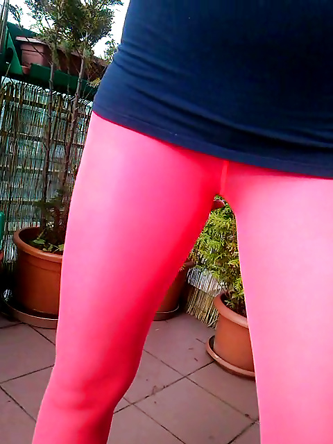 Chica en leggings y spandex 
 #23004805