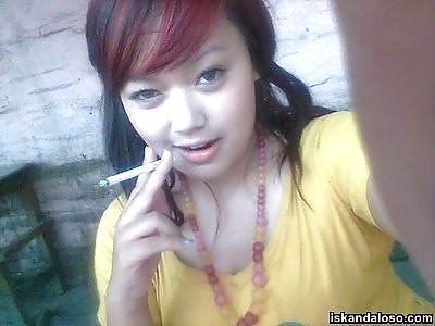 smoking fetish asian - rauchende asiatische schoenheiten #34797584