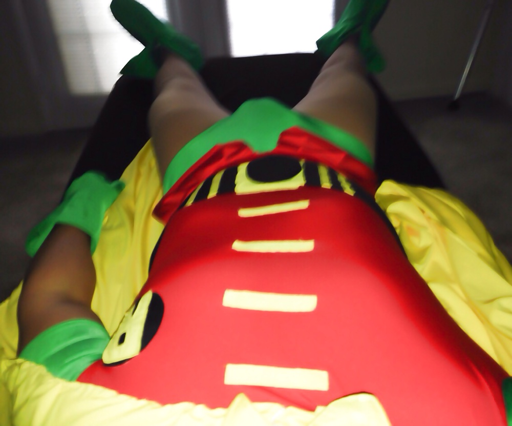 Robin Knocked Out and Tied #35702392