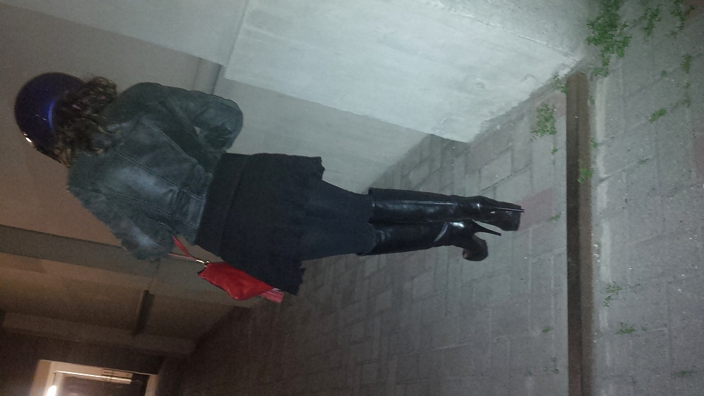 LadyMM, italian Milf , total black outfit #26320051