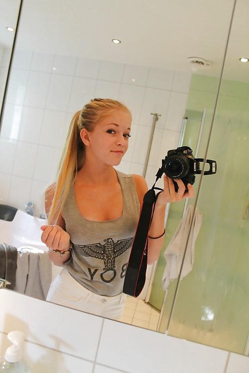 Cute blonde swedish teen  #39097233