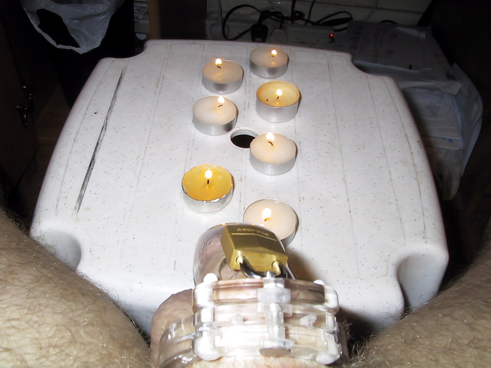 Tea light candle torture part 2 #22986078