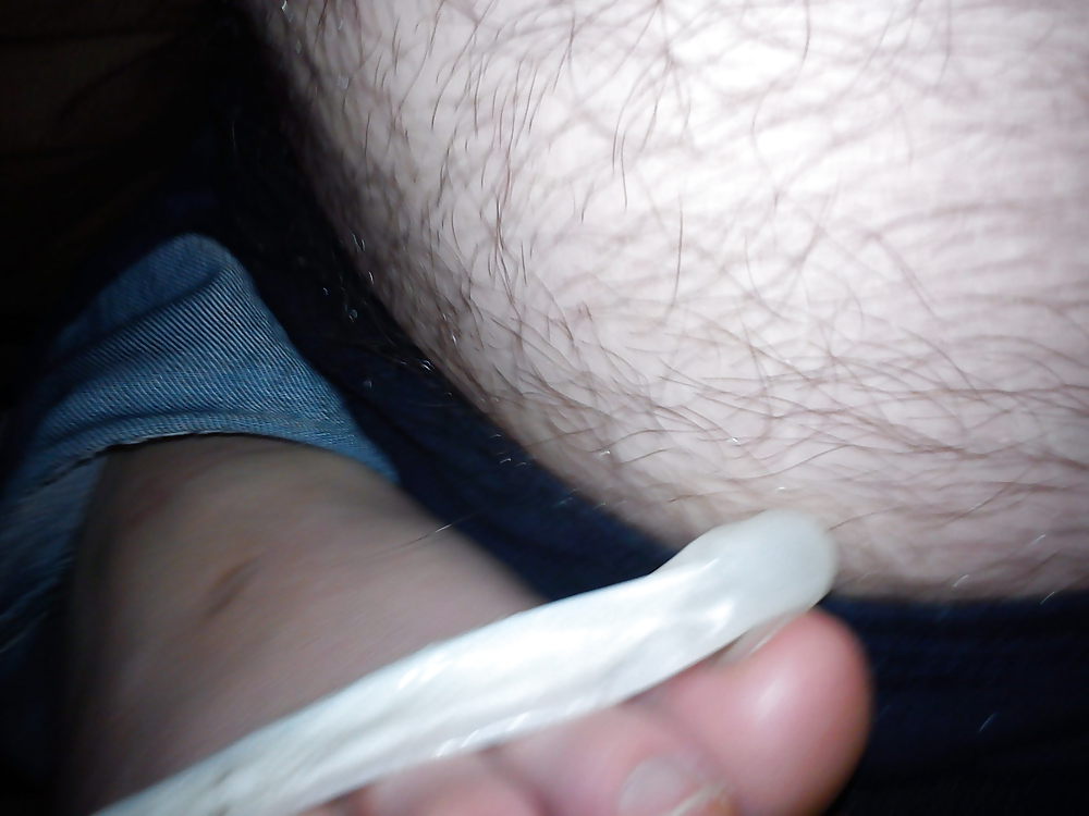 Used condom and exgf's feet #35811094