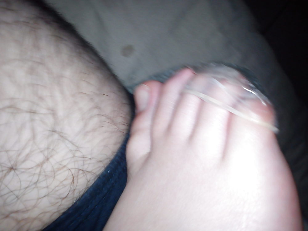 Used condom and exgf's feet #35811115