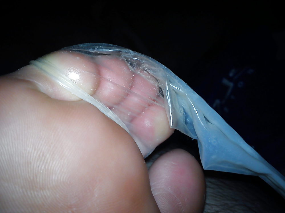 Used condom and exgf's feet #35811123
