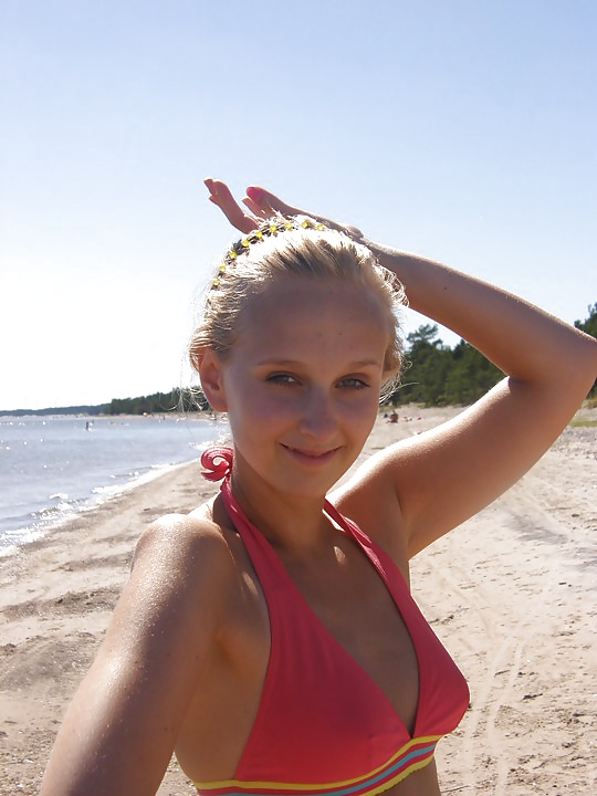Estonian teens-01 party beach bra panties #40587354