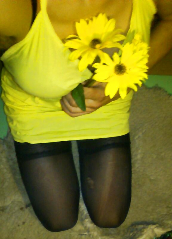 Yellow dress and panties #30068926