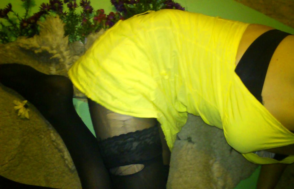 Yellow dress and panties #30068943