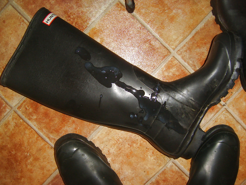 All my own work....dirty wellies. #30729029