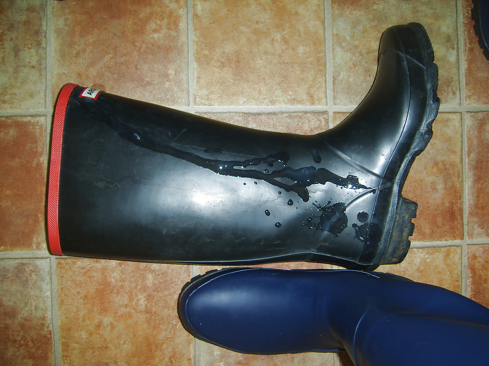All my own work....dirty wellies. #30729051