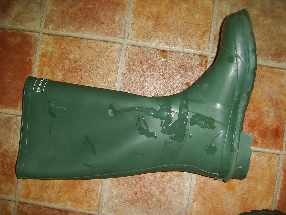 All my own work....dirty wellies. #30729089