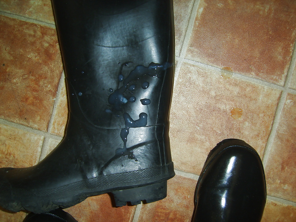 All my own work....dirty wellies. #30729126