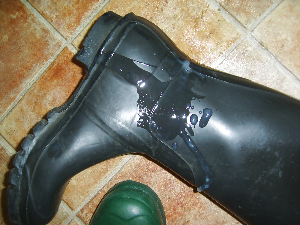 All my own work....dirty wellies. #30729167