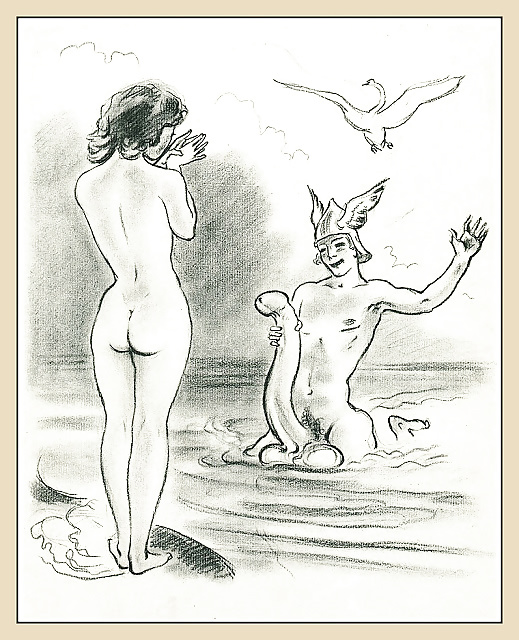 Vintage Erotic Drawings 10 #29036524