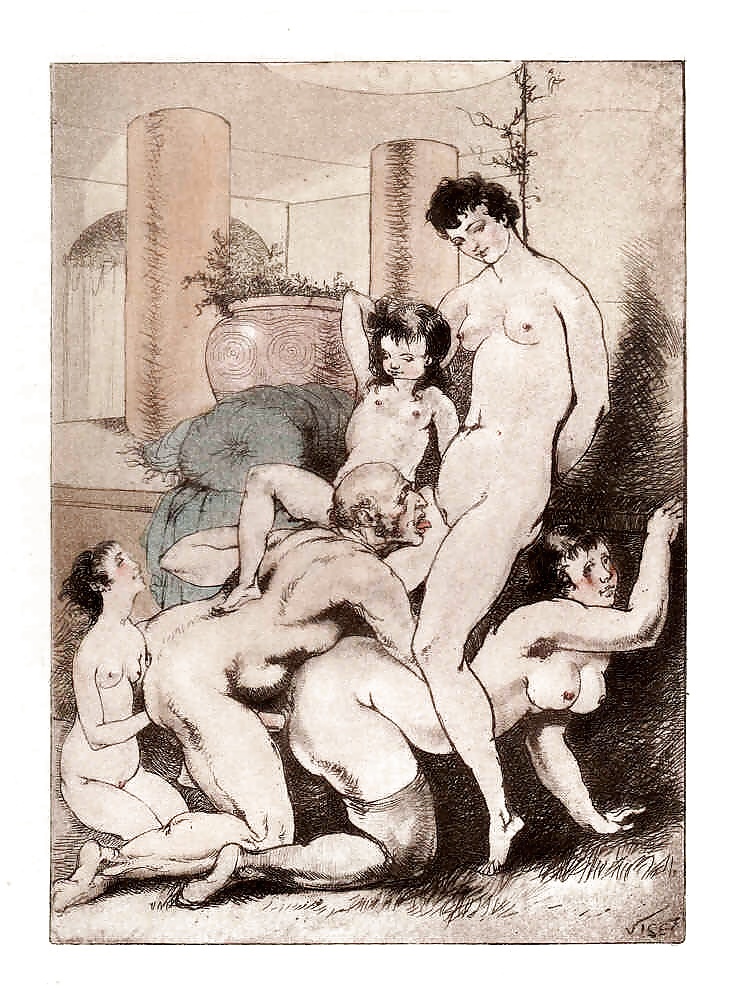 Vintage Erotic Drawings 10 #29036567