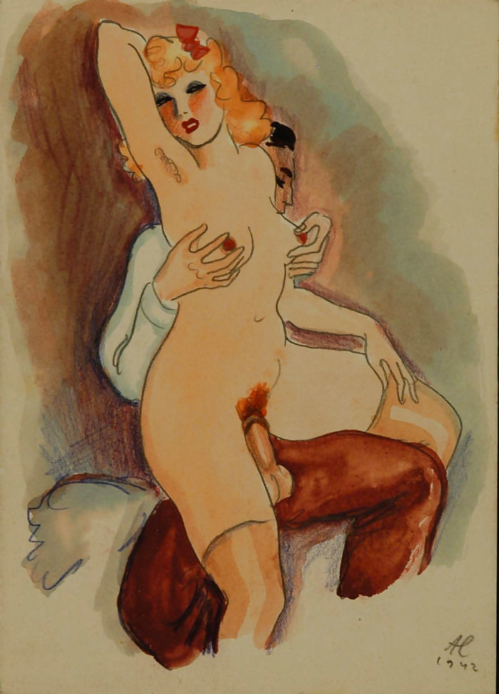 Vintage Erotic Drawings 10 #29036583