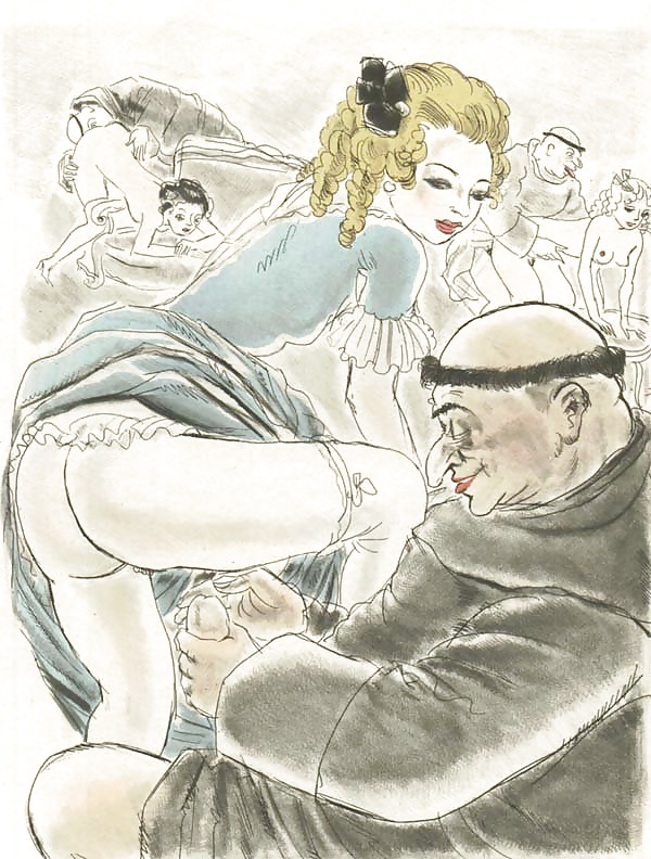 Vintage Erotic Drawings 10 #29036694