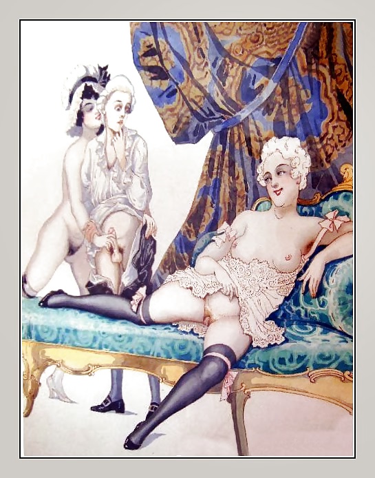 Vintage Erotic Drawings 10 #29036721