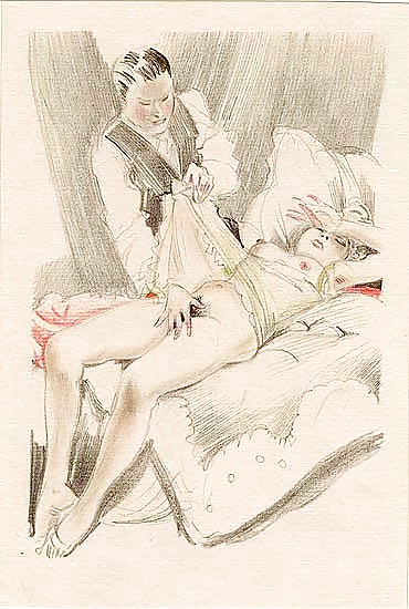 Vintage Erotic Drawings 10 #29036798