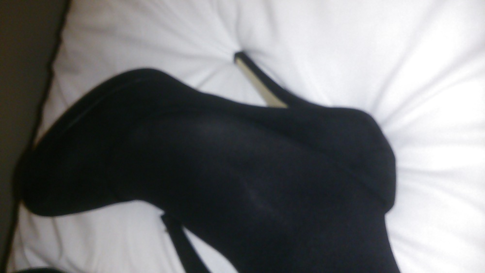 Black stockings with leg and foot close ups #36204174