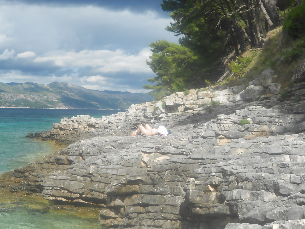 Croatian grannies on nude beach #33544186