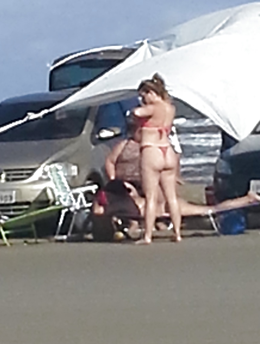 Blonde Big Ass Am Strand - Br #32715877