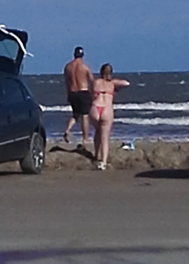 Blonde Big Ass Am Strand - Br #32715888