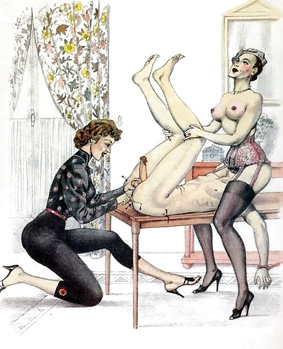 Erotische Vintage-Zeichnungen #32962894