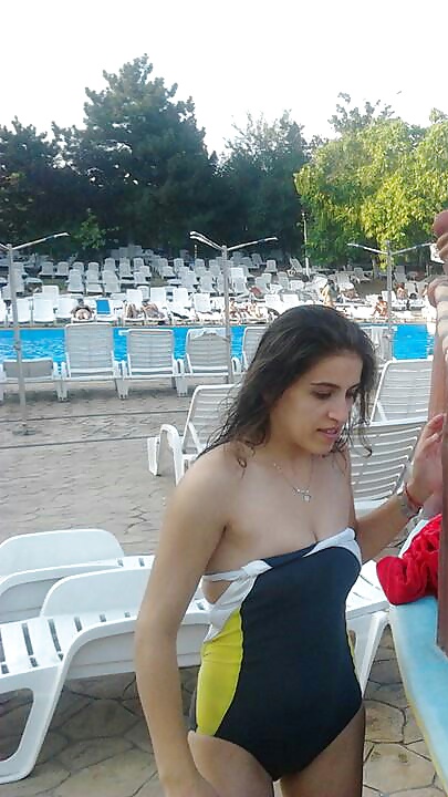 Spy sexy teens in pool romanian
 #30897264