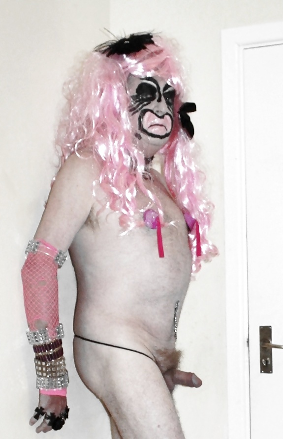Pink haired stripper skank #27296473