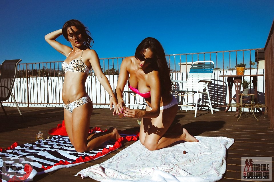 The Bella Twins Bikini, Bra & Panties Photoshoot at Home #30394193
