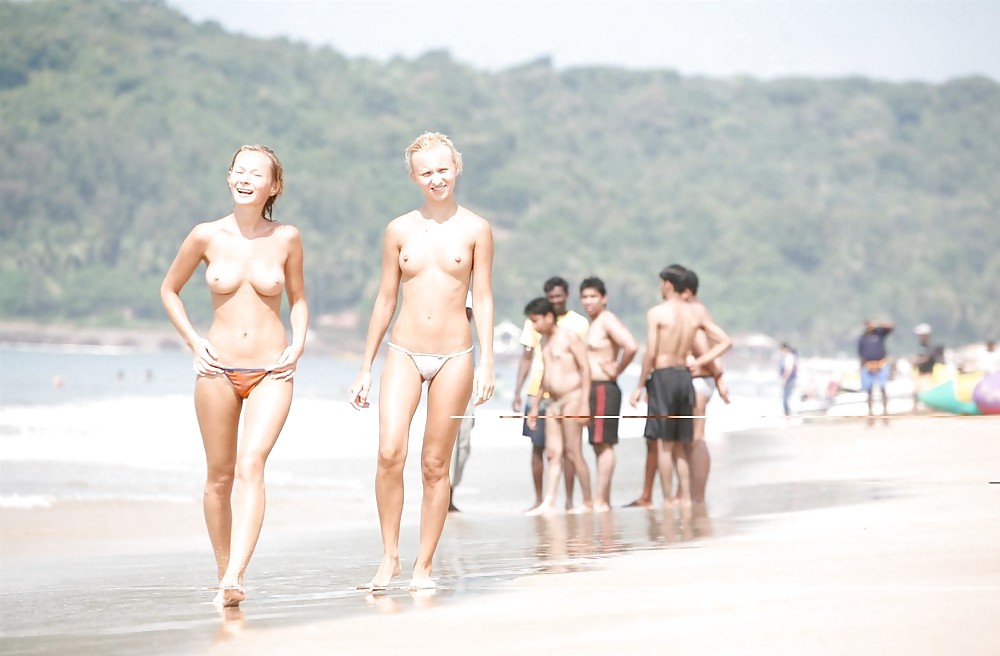 Public Amateur Thong Bikini ass and Tits on beach and pool #35895346