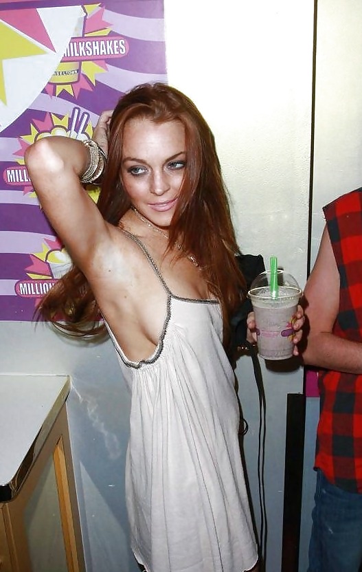 Lindsay Lohan ... Beau Blanc Voir à Travers #34818417
