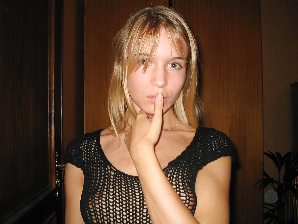 Sexy Blonde German Teen Poses In Lingerie #24814023