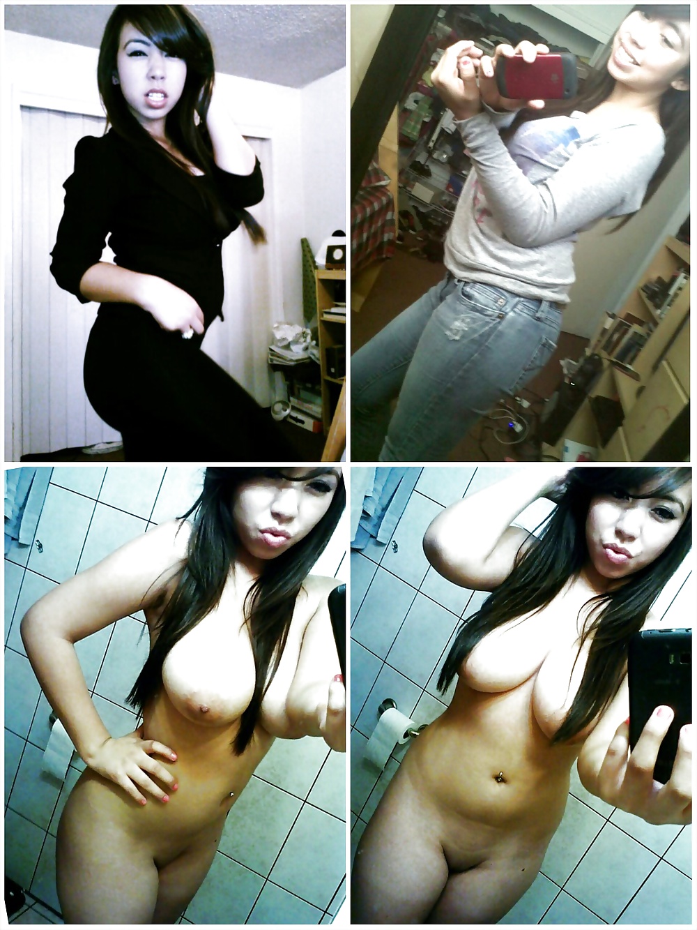 Teens dressed and undressed clothed uncloted before after #33863170