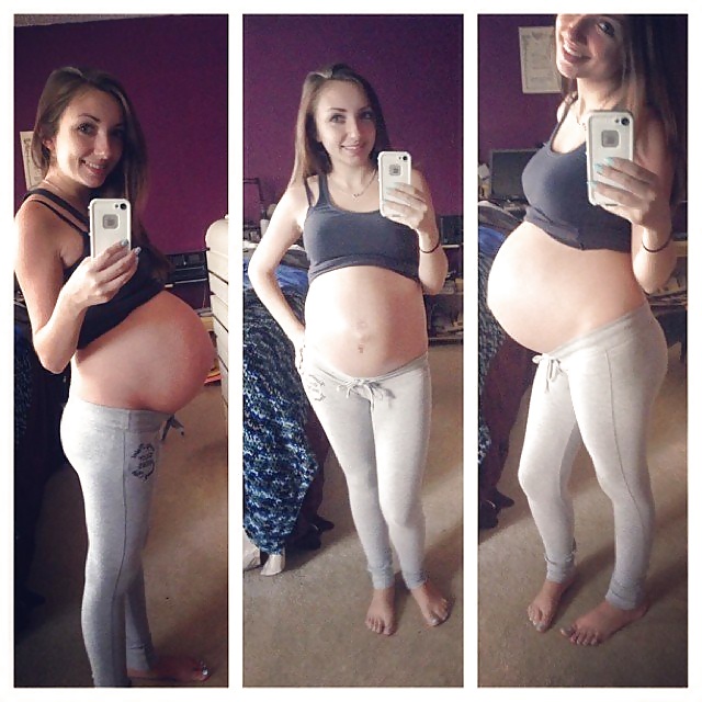A few pics of her when she  was pregnant #31711291