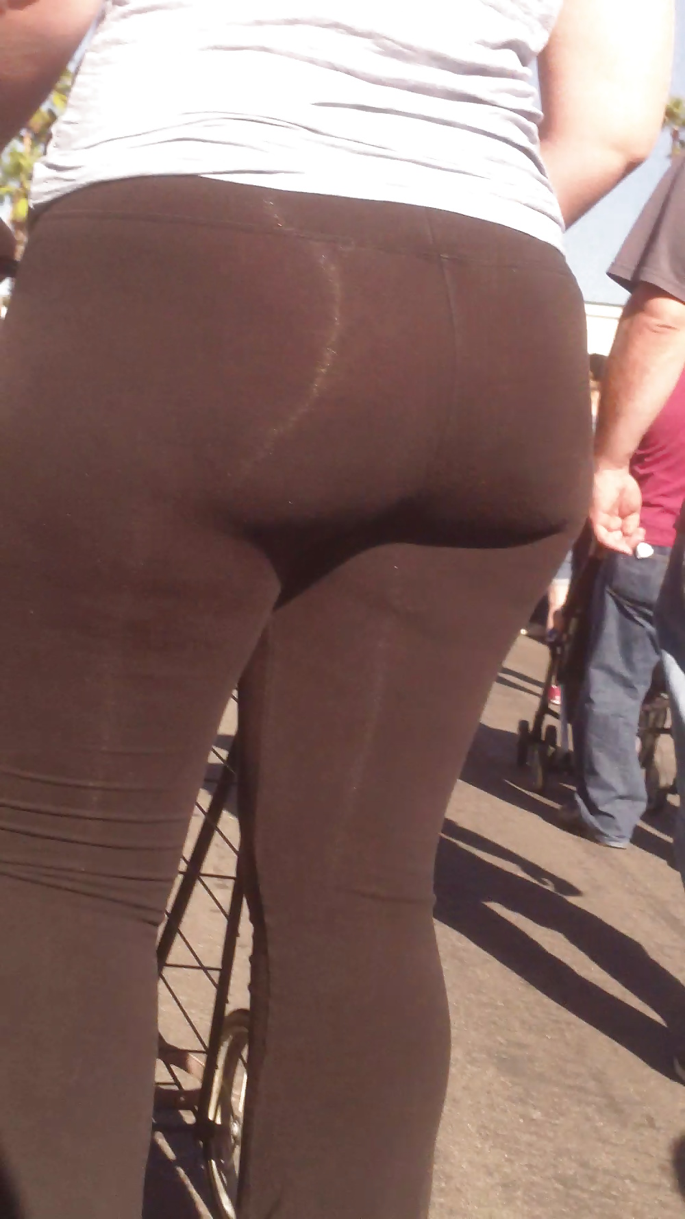 Big tight teen spandex butt & ass  #30602791