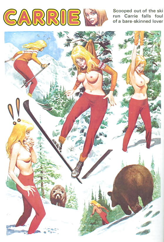 スキーに行く15歳のコミックスカリー。
 #30508336