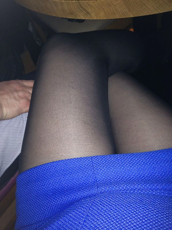 Girlfriend's nylon legs #25037469
