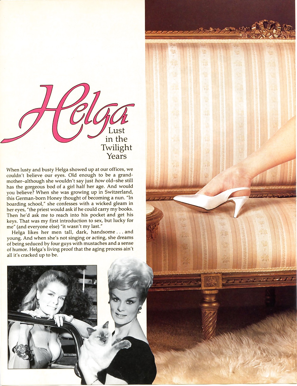 Hustler - junio 1985 - helga sven
 #28743768