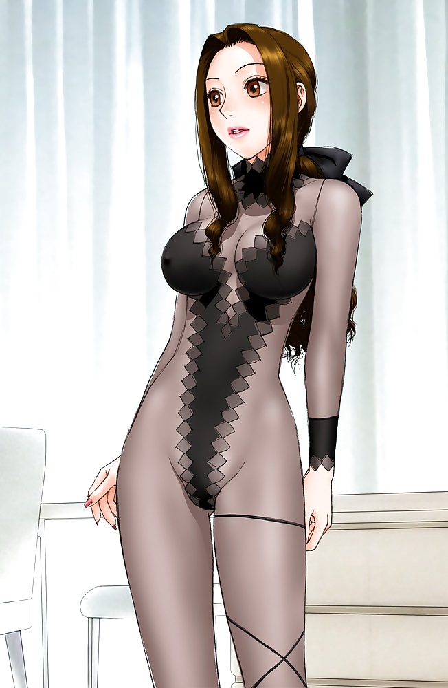 Anime style: bodystocking, transparent bodysuit #28960960