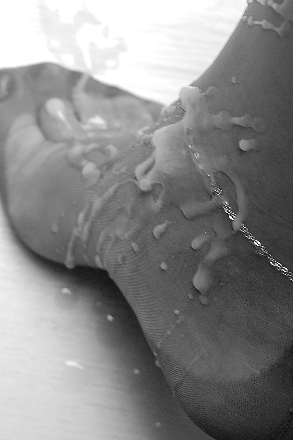 Nylons, zu kurz, sw sepia II #30995514