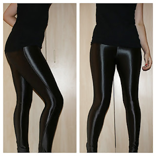 Pantalones negros de spandex para discoteca
 #31581892