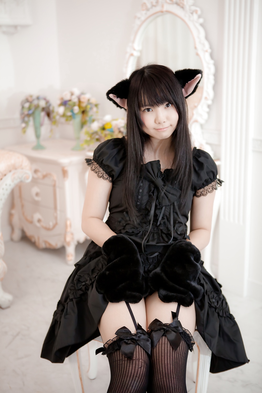 Asian Cosplay in black #26337790