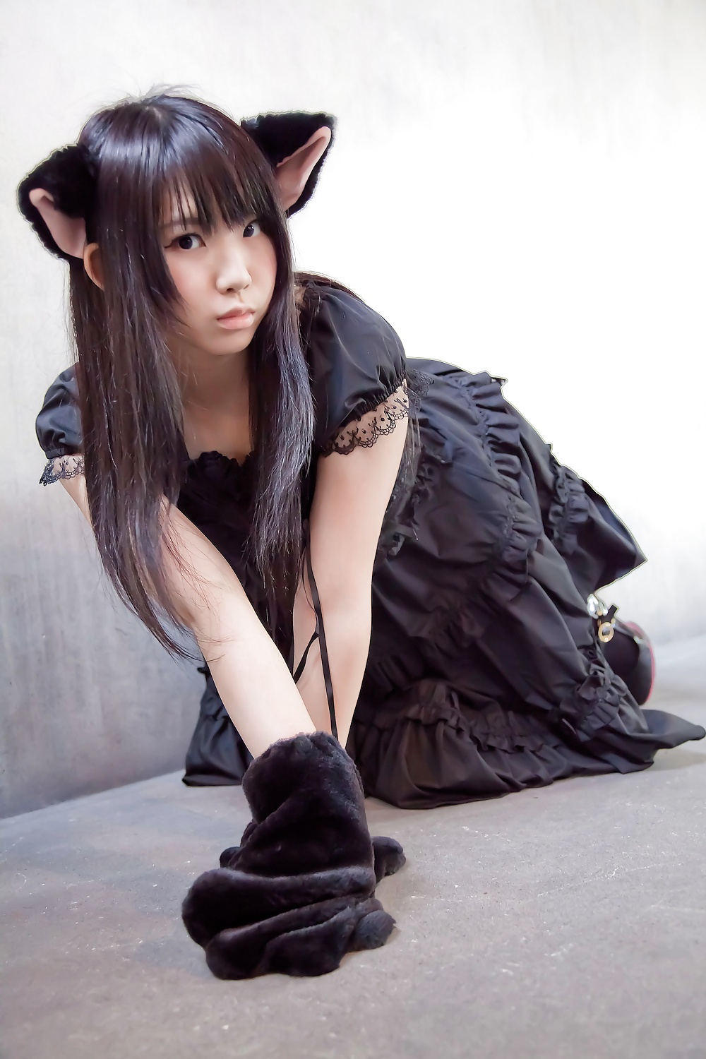 Asian Cosplay in black #26337920