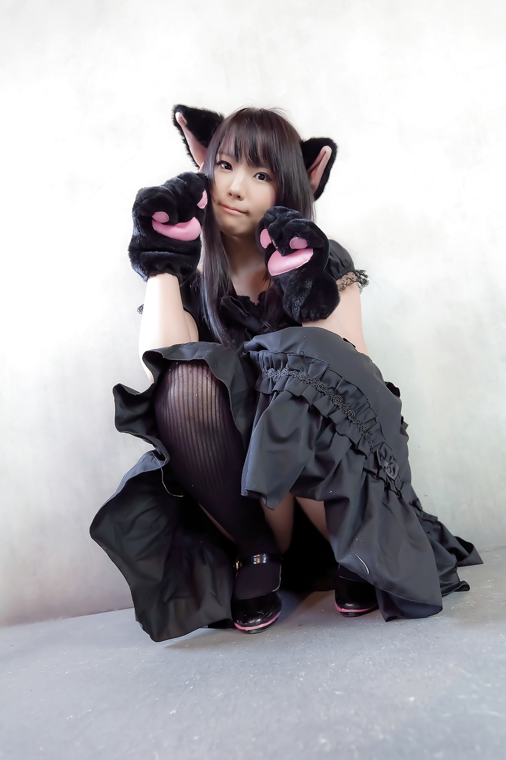 Asian Cosplay in black #26337928