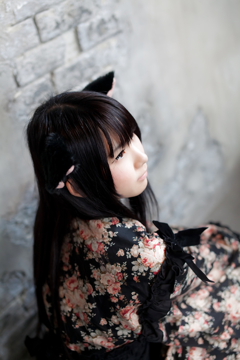 Cosplay asiatico in nero
 #26338005